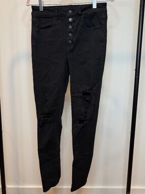 Womens American Eagle Ripped Skinny Jeans - 5 for $25